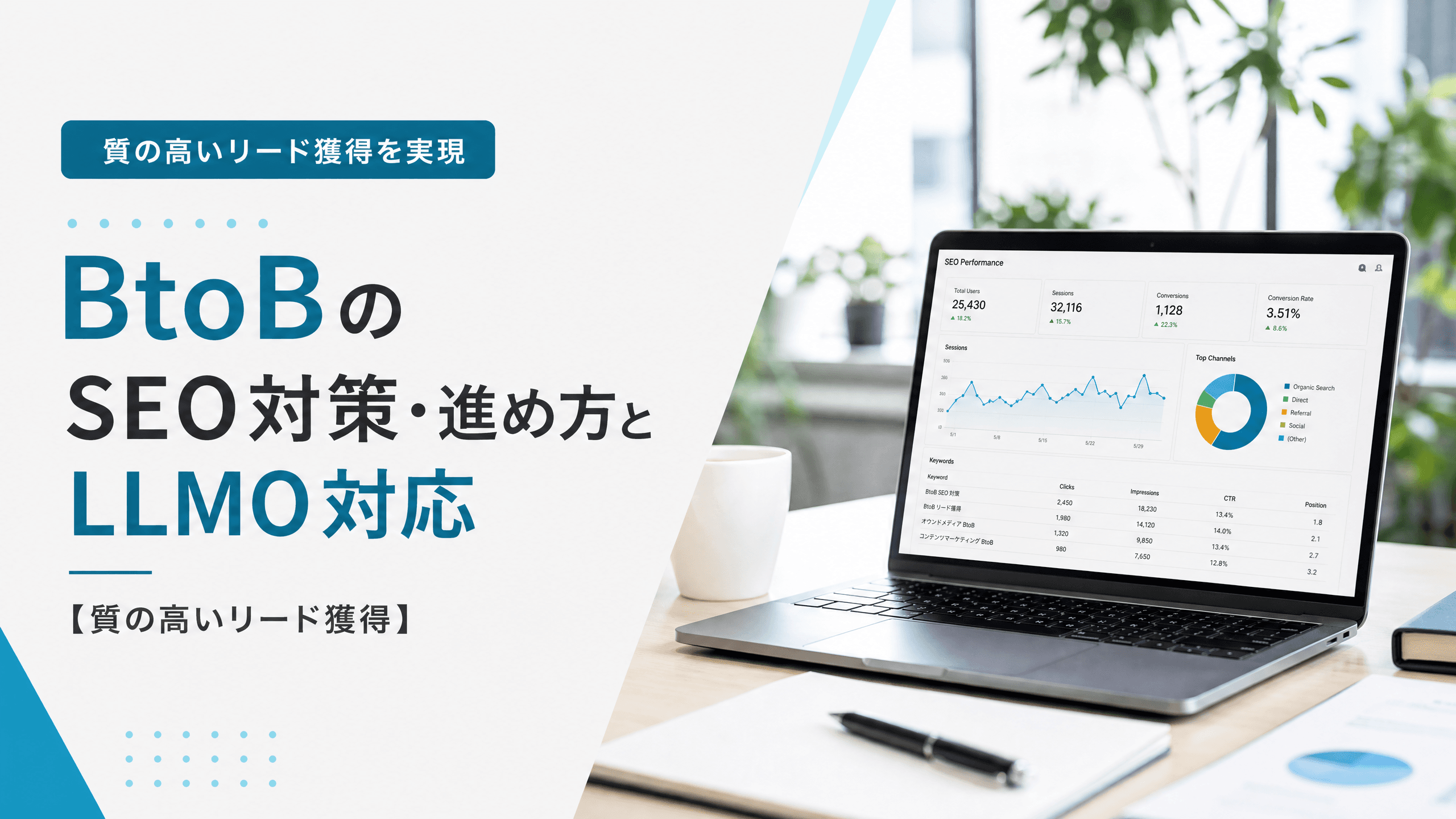 BtoBのSEO対策・進め方とLLMO対応【質の高いリード獲得】